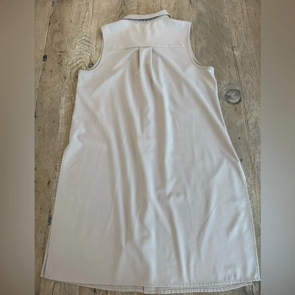 Joan Vass Studio Tan Split Side Button Tunic M - Picture 7 of 7